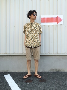 「アイテム（フィギュア）」を使った、☈ ¥ ⍨⃝⇑さん（メンズ・175cm）の夏コーディネート