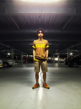 ☈ ¥ ⍨⃝⇑さん（メンズ・175cm）の夏コーディネート