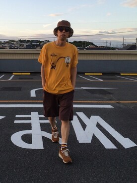 「アイテム（サングラス）」を使った、☈ ¥ ⍨⃝⇑さん（メンズ・175cm）の夏コーディネート