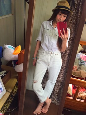 「ハットコーデ」｜reichelさん（レディース・148cm）の春コーディネート