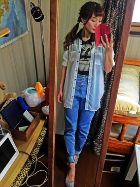 「茨城スナップ」｜「アイテム（アクセサリー）」を使った、reichelさん（レディース・148cm）の夏コーディネート