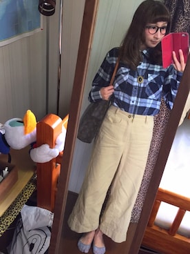 「茨城スナップ」｜「アイテム（アクセサリー）」を使った、reichelさん（レディース・148cm）の秋コーディネート