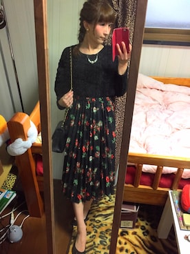 「茨城スナップ」｜「アイテム（アクセサリー）」を使った、reichelさん（レディース・148cm）の秋コーディネート