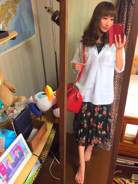 「茨城スナップ」｜「アイテム（アクセサリー）」を使った、reichelさん（レディース・148cm）の冬コーディネート