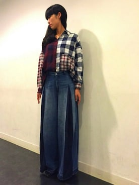 「黒髪」｜yu-kiさん（レディース・171cm）の秋コーディネート