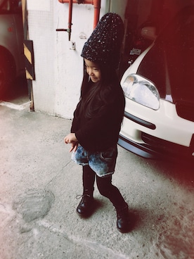 「kids fashion」｜Flormoreさん（レディース・158cm）の冬コーディネート