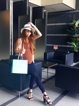 chika Uさん（レディース・164cm）の夏コーディネート