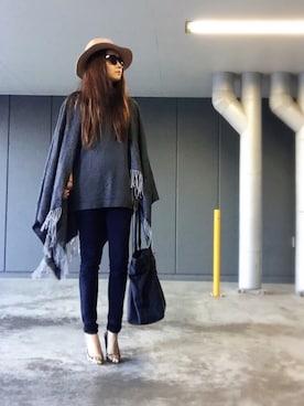 chika Uさん（レディース・164cm）の秋コーディネート