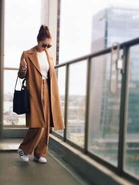 chika Uさん（レディース・164cm）の春コーディネート