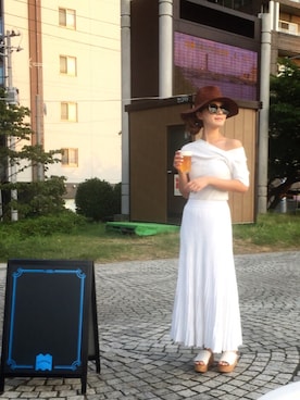 chika Uさん（レディース・164cm）の夏コーディネート