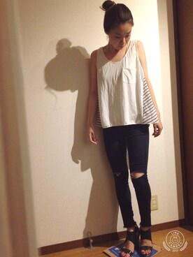 「Abel（アベル）のアイテム」を使った、やちさん（レディース・158cm）の夏コーディネート