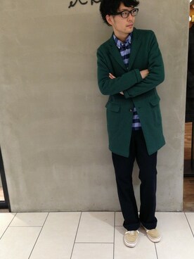 Keigo-Mizutaniさん（メンズ・180cm）の秋コーディネート