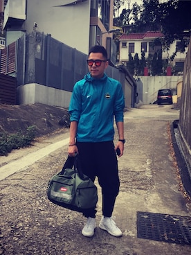 「F.C.R.B.（エフシーアールビー）のアイテム（スタジャン）」を使った、Hachill_Faiさん（メンズ・171cm）の春コーディネート