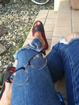 「POLO RALPH LAUREN（ポロ ラルフ ローレン）のアイテム（サンダル）」を使った、せいごうさん（メンズ・175cm）の夏コーディネート