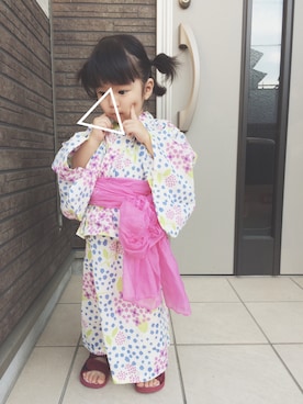 hitoさん（キッズ・90cm）の夏コーディネート