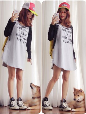 「wearsg」｜「アイテム（キャップ）」を使った、cheesie　チージーさん（レディース・158cm）の秋コーディネート