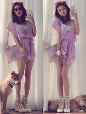 「wearsg」｜「アイテム（その他）」を使った、cheesie　チージーさん（レディース・158cm）の秋コーディネート