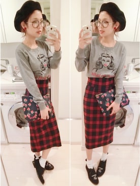 「wearsg」｜「アイテム（ニット/セーター）」を使った、cheesie　チージーさん（レディース・158cm）の冬コーディネート