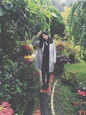 Joy Lさん（レディース・164cm）の冬コーディネート