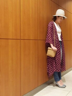 「rag & bone（ラグアンドボーン）のアイテム（帽子）」を使った、SAYAKAさん（レディース・156cm）の春コーディネート