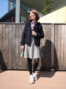 「FREAK'S STORE（フリークスストア）のアイテム（ダッフルコート）」を使った、しげさん（レディース・162cm・20代）の秋コーディネート