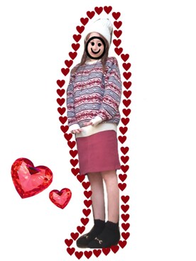 risarisaさん（レディース・154cm）の冬コーディネート