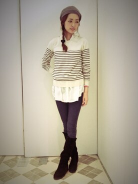 lippuさん（レディース・166cm）の冬コーディネート