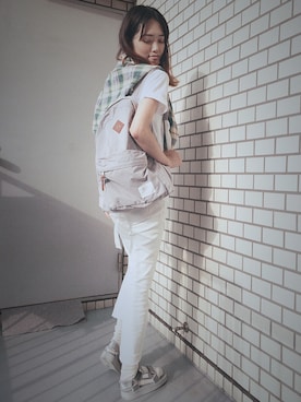 「アイテム（サンダル）」を使った、lippuさん（レディース・166cm）の春コーディネート