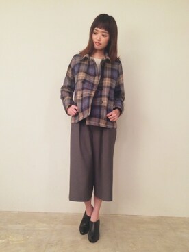 「BEAMS LIGHTS Women's（ビームスライツ ウィメンズ）のアイテム」を使った、lippuさん（レディース・166cm）の秋コーディネート