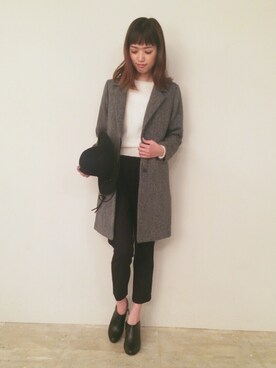 「BEAMS LIGHTS Women's（ビームスライツ ウィメンズ）のアイテム」を使った、lippuさん（レディース・166cm）の秋コーディネート
