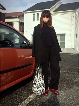「BEAMS LIGHTS Women's（ビームスライツ ウィメンズ）のアイテム」を使った、lippuさん（レディース・166cm）の冬コーディネート