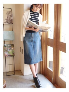 「BEAMS LIGHTS Women's（ビームスライツ ウィメンズ）のアイテム」を使った、lippuさん（レディース・166cm）の春コーディネート