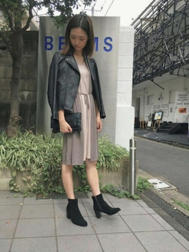 「BEAMS LIGHTS Women's（ビームスライツ ウィメンズ）のアイテム」を使った、lippuさん（レディース・166cm）の秋コーディネート