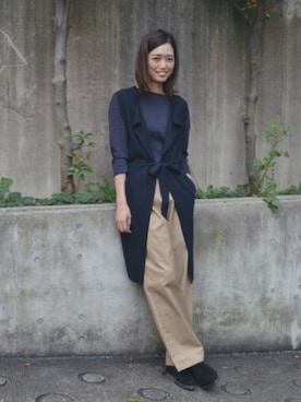 「BEAMS LIGHTS Women's（ビームスライツ ウィメンズ）のアイテム」を使った、lippuさん（レディース・166cm）の秋コーディネート