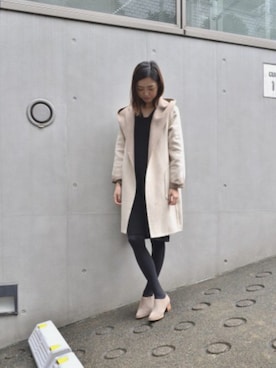 「リバーシブル」｜「アイテム（ブーティ）」を使った、lippuさん（レディース・166cm）の秋コーディネート