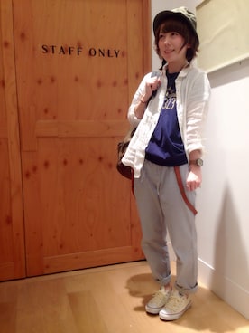 「三つ編み」｜suzukiさん（レディース・163cm）の春コーディネート