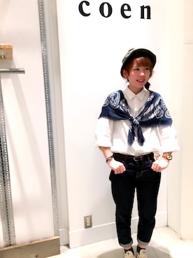 「三つ編み」｜suzukiさん（レディース・163cm）の冬コーディネート