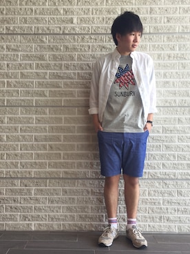 「coenスタッフスタイリング」｜「アイテム（レッグウェア）」を使った、D.MIYAMAさん（メンズ・167cm）の春コーディネート