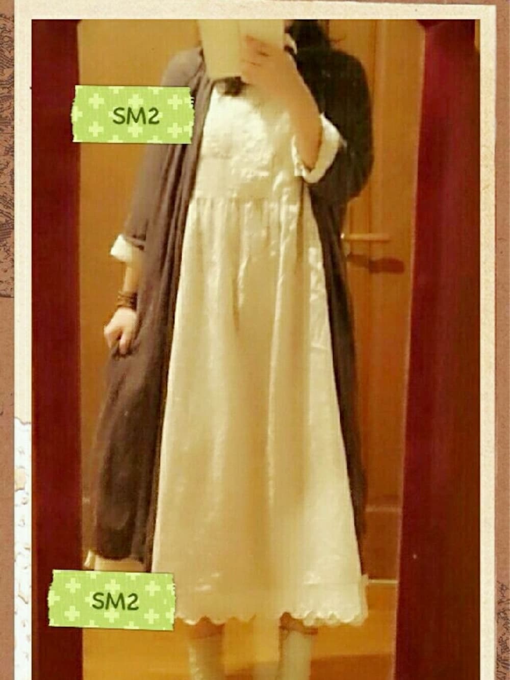 「SM2のアイテム（トップス、グリーン系）」を使った、ぽちこさん（レディース・150cm）の秋コーディネートの1枚目の写真