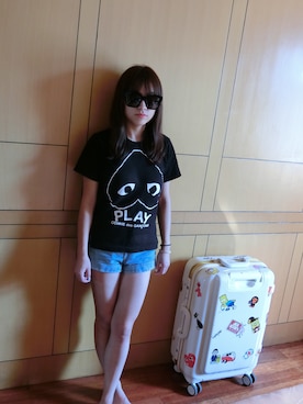 「AAのアイテム（パンツ）」を使った、aymikoさん（レディース・154cm）の秋コーディネート