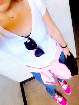 YUさん（レディース・158cm）の夏コーディネート