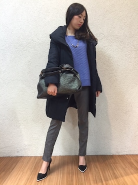 22 OCTOBRE Staffさん（レディース・160cm）の秋コーディネート