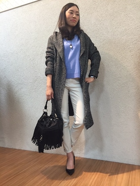 22 OCTOBRE Staffさん（レディース・160cm）の秋コーディネート