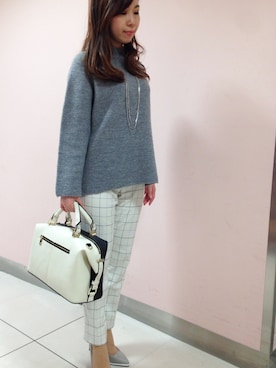 22 OCTOBRE Staffさん(レディース・160cm)の冬コーディネート