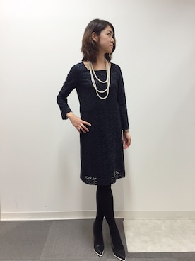 「22 OCTOBRE（ヴァンドゥ－オクトーブル）のアイテム」を使った、22 OCTOBRE Staffさん（レディース・160cm）の冬コーディネート