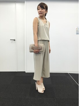 22 OCTOBRE Staffさん（レディース・160cm）の冬コーディネート