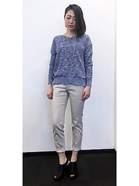 22 OCTOBRE Staffさん（レディース・160cm）の春コーディネート