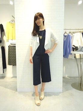 「ガウチョパンツ」｜22 OCTOBRE Staffさん（レディース・165cm）の春コーディネート