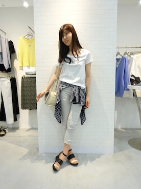 22 OCTOBRE Staffさん（レディース・165cm）の春コーディネート