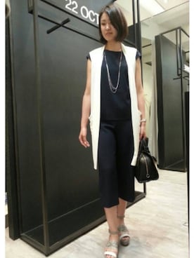 22 OCTOBRE Staffさん（レディース・165cm）の春コーディネート